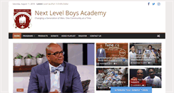 Desktop Screenshot of nextlevelboysacademy.com